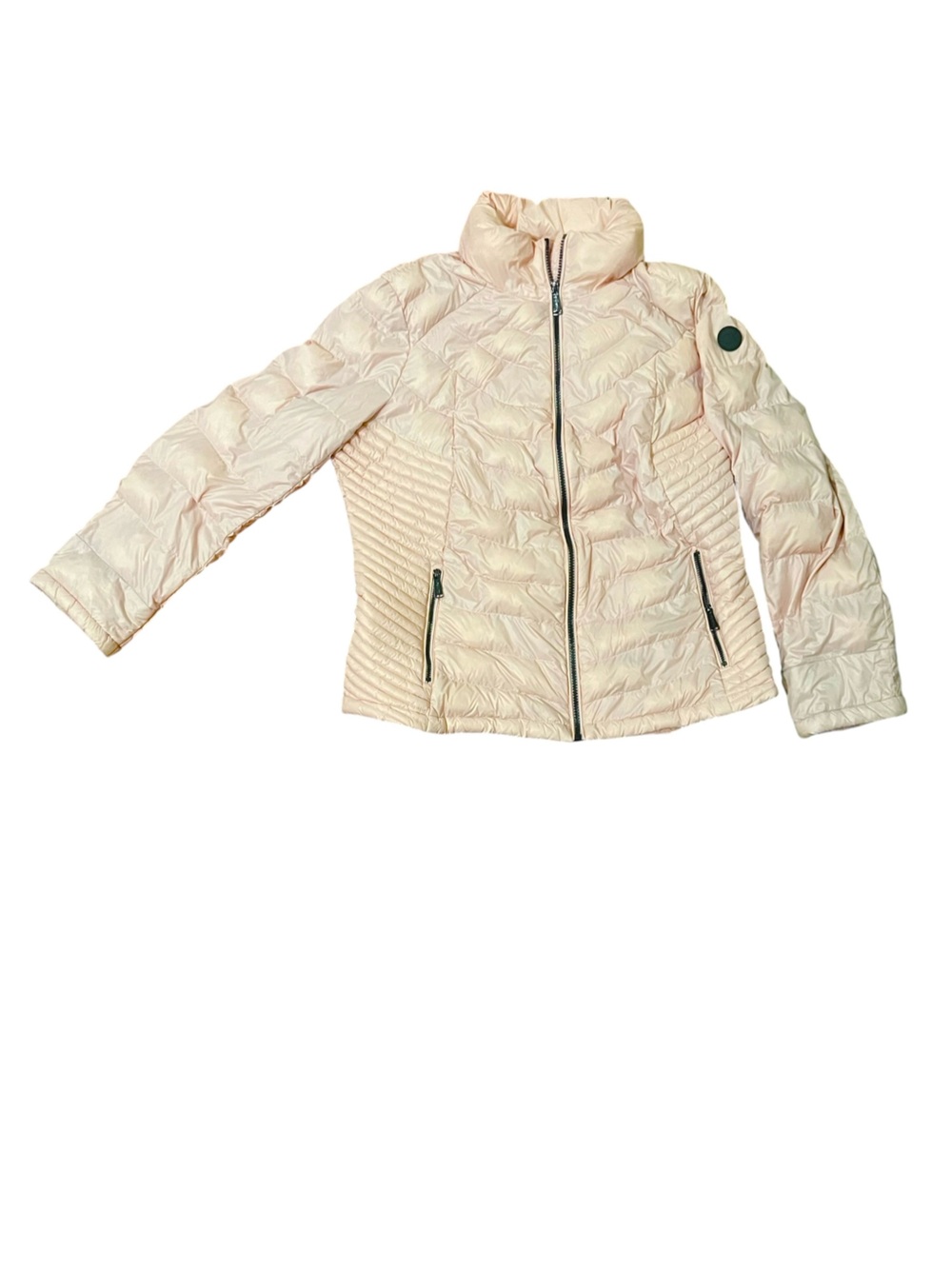 Calvin Klein Light Pink Quilted Puffer Jacket